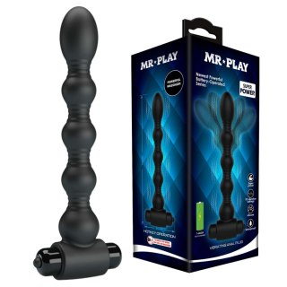 Wibrujący korek analny Mr Play silikonowy 10 funkcji 18 cm
