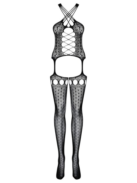 Bodystocking geometryczny Obsessive G313 SML