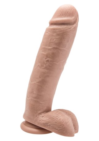 Dildo realistyczne z jądrami ToyJoy jasny 25.5 cm