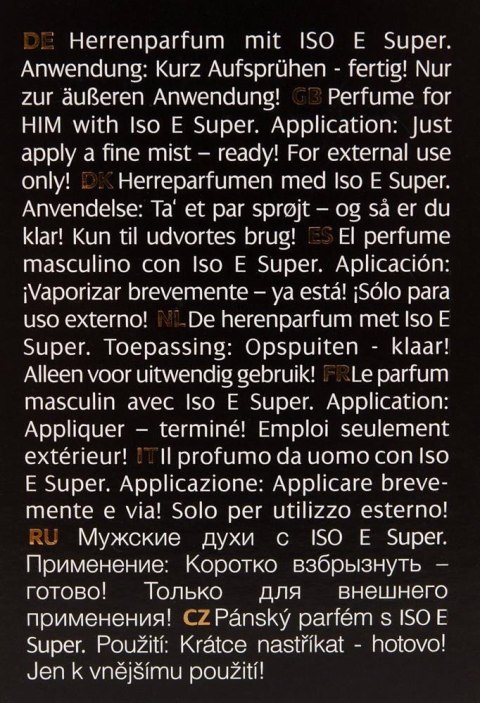 Feromony męskie P6 ISO E Super 30ml