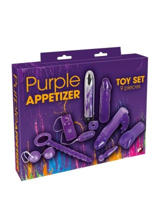 Fioletowy Zestaw Erotyczny 9 Elementów You2Toys