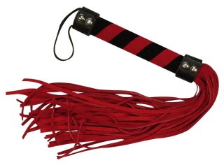 Flogger Bad Kitty czarno czerwony 38 cm
