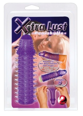 Przedłużka na penisa You2Toys Super Stretch lila 14,5 cm
