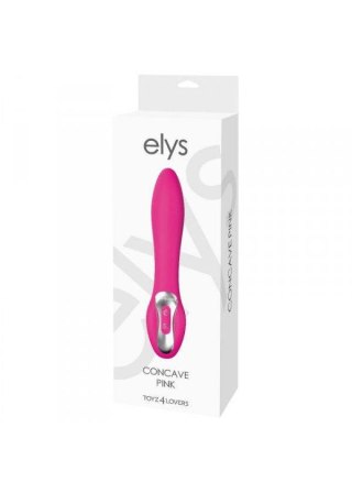 Wibrator designerski Concave Elys różowy USB