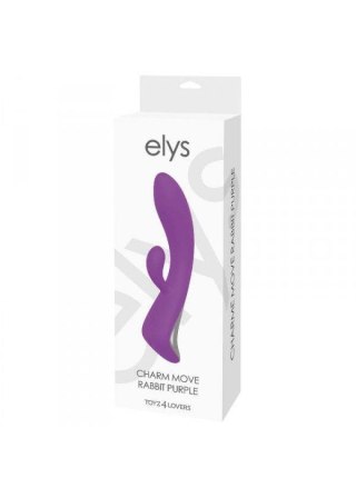 Wibrator króliczek Elys Charm Move fioletowy USB