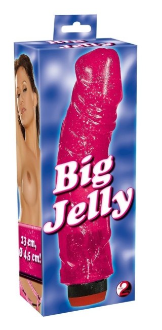 Wibrator realistyczny Big Jelly You2Toys różowy 23 cm