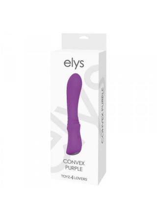 Wibrator silikonowy Elys Convex fioletowy USB