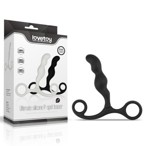 Masażer prostaty silikonowy Lovetoy czarny 8,9 cm