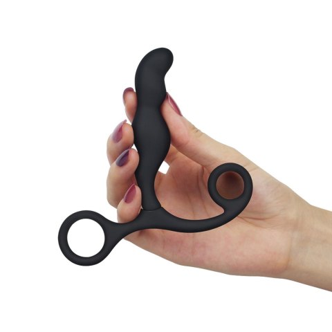 Masażer prostaty silikonowy Lovetoy czarny 8,9 cm