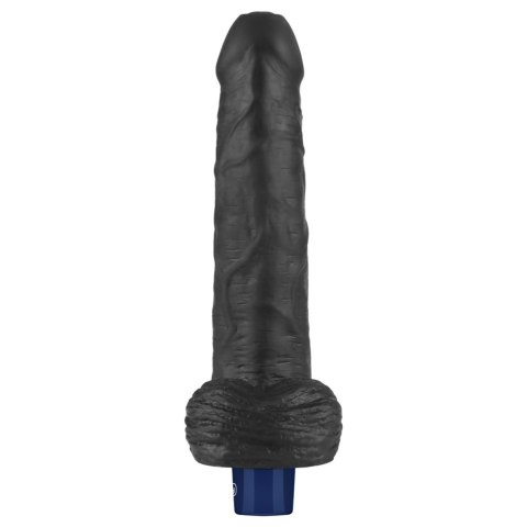 Realistyczne dildo wibrujące Lovetoy Real Softee czarne USB 23 cm