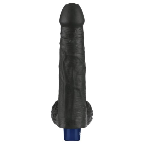 Realistyczne dildo wibrujące Lovetoy Real Softee czarne USB 23 cm