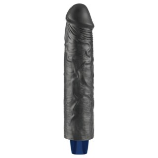 Realistyczne dildo wibrujące Lovetoy Softee czarne USB 24 cm