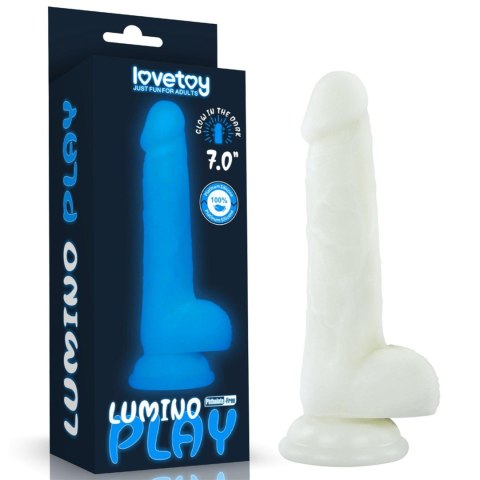 Dildo Lovetoy Lumino Play świecące niebieskie