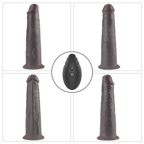 Dildo realistyczne dwuwarstwowe Lovetoy 20 cm obrotowe USB