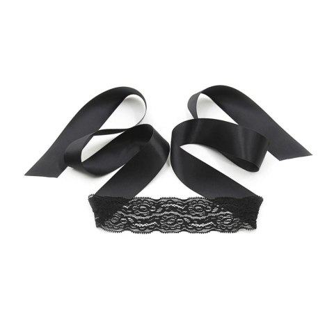 Koronowy Zestaw Bondage Lace Me Up Crushious Czarny