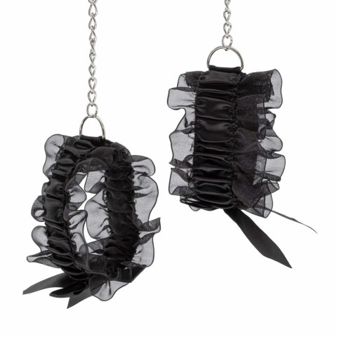 Koronowy Zestaw Bondage Lace Me Up Crushious Czarny