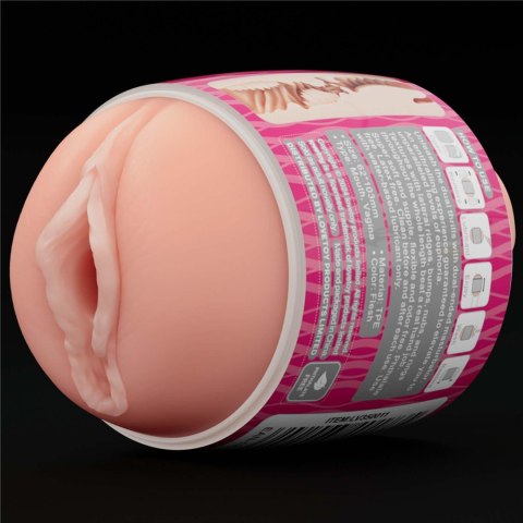 Masturbator dwustronny Lovetoy usta i pochwa z wibracjami