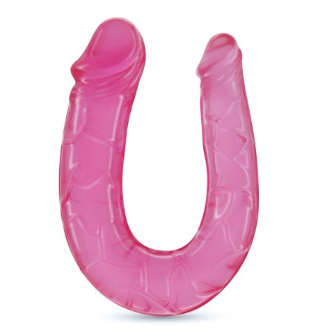 Podwójne dildo Crushious Deep Diver różowe z lubrykantem 50 ml