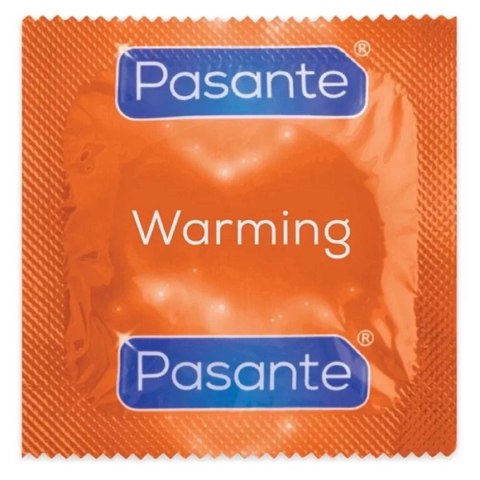 Prezerwatywy Pasante Warming rozgrzewające żebrowane 144 szt