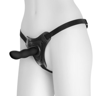 Strap on silikonowy Crushious Snapper czarny 12,5 cm
