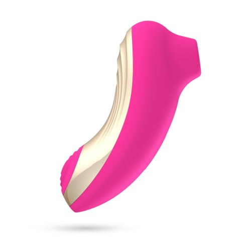 Stymulator łechtaczki Crushious Supernova ssący i stukający różowy USB 12cm