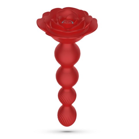 Korek analny wirujący Crushious Rosaline z pilotem silikonowy 19cm