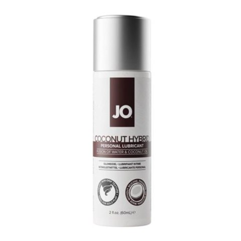 Lubrykant hybrydowy kokosowy JO 60 ml biały