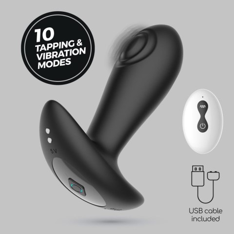 Masażer prostaty Octo z pilotem Crushious USB 12 cm