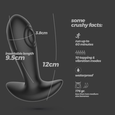 Masażer prostaty Octo z pilotem Crushious USB 12 cm