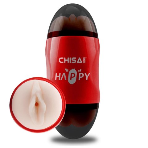 Masturbator Happy Cup usta i pochwa z wibracją MX