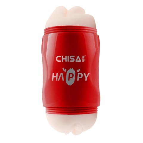 Masturbator Happy Cup usta i pochwa z wibracją MX