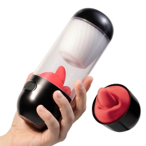 Masturbator rotacyjny Crushious Slurpy 2 w 1 USB 22 cm