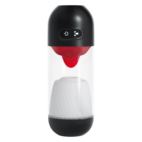 Masturbator rotacyjny Crushious Slurpy 2 w 1 USB 22 cm