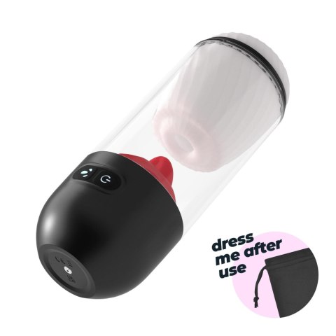 Masturbator rotacyjny Crushious Slurpy 2 w 1 USB 22 cm