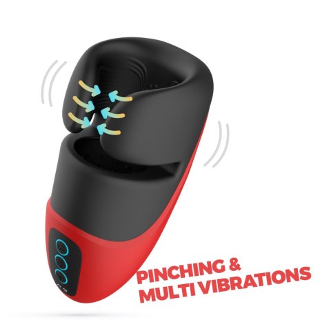 Masturbator wibrujący Pancho Crushious z zaciskiem 16,5 cm