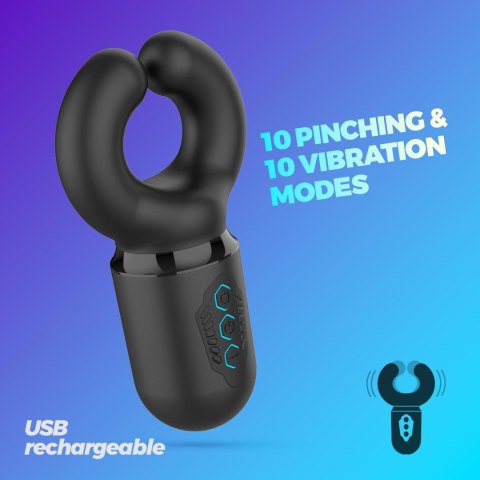 Masturbator z naciskiem Crushious Kong silikonowy USB 16 cm