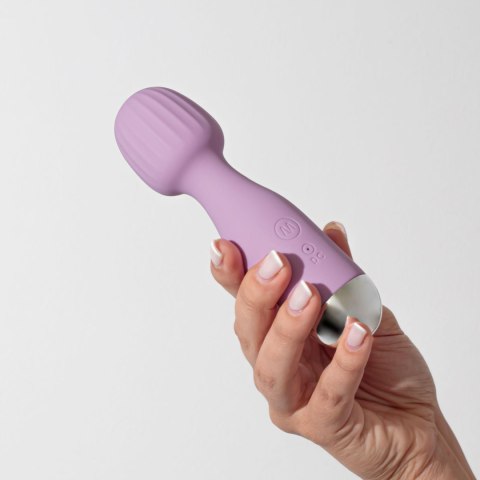Mini wand Crushious Wanderlust liliowy USB 15 cm