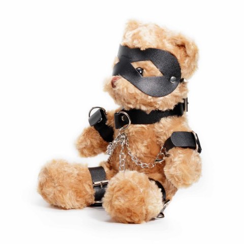 Miś bondage Crushito Crushious czarny 31 cm