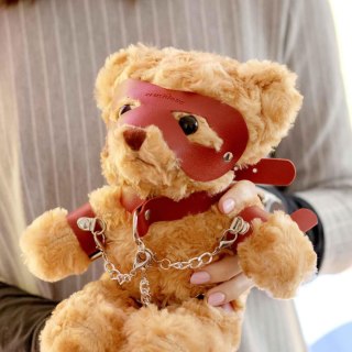 Miś bondage Crushito Crushious czerwony 31 cm