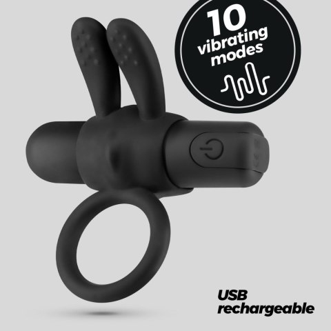 Pierścień erekcyjny wibrujący Crushious Wonka silikonowy USB 7,8 cm