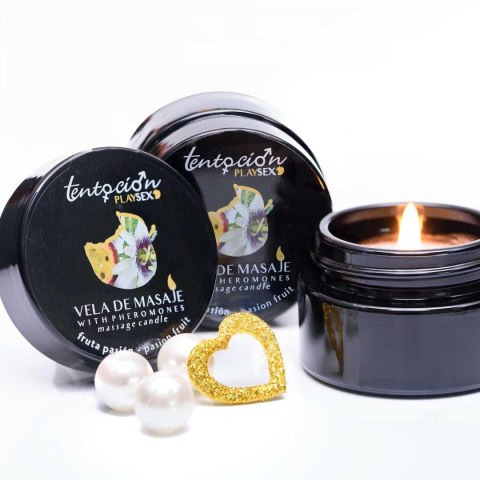 Świeca do masażu z feromonami Passion Fruit 20 ml