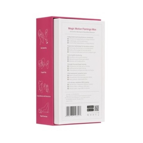 Wibrator bullet Magic Motion Flamingo Max różowy z aplikacją