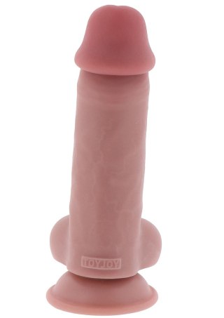 Dildo realistyczne grube dual density ToyJoy TPE 17 cm