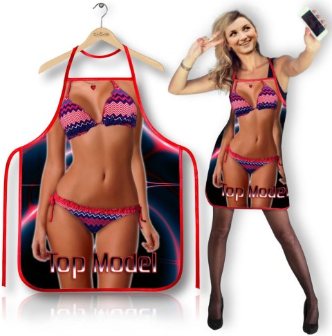 Fartuszek Top Model Grammi neonowy z bikini