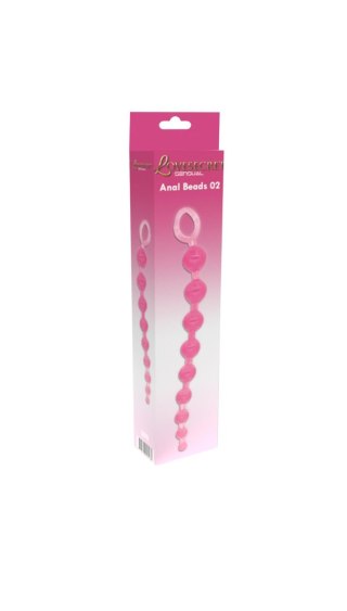 Koraliki analne silikonowe Lovesecret różowe 30 cm