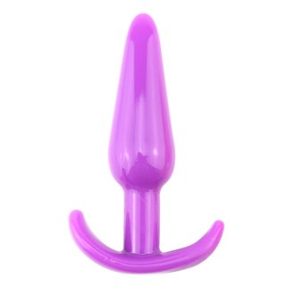 Korek analny elastyczny TPE Lovesecret Sensual fioletowy 12,3 cm