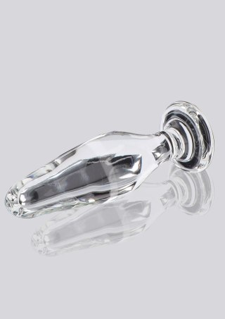 Korek analny szklany Star Sparkler ToyJoy przezroczysty 12 cm