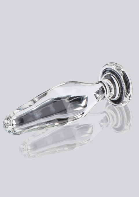 Korek analny szklany Star Sparkler ToyJoy przezroczysty 12 cm