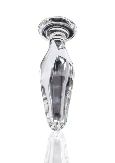 Korek analny szklany Star Sparkler ToyJoy przezroczysty 12 cm