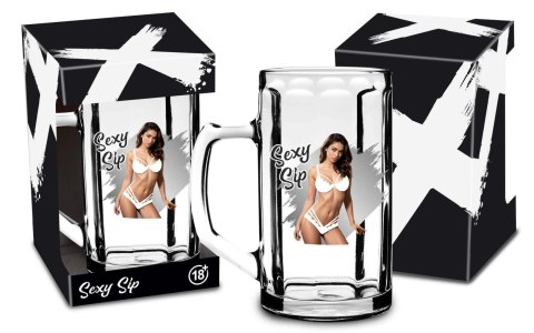 Kufel szklany Sexy Sip 500ml House of Mugs